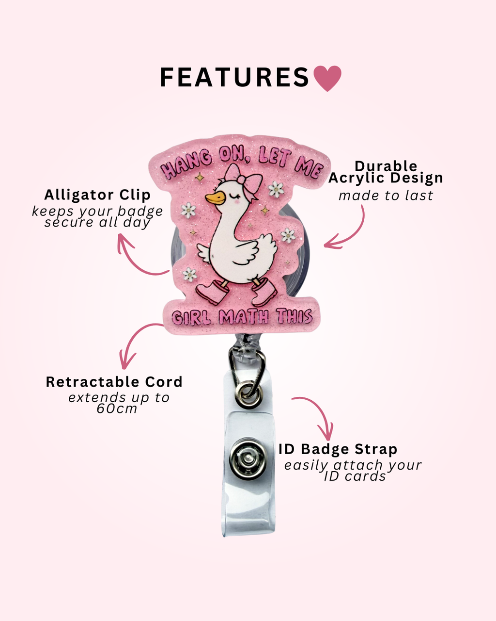 "Girl Maths" Badge Reel