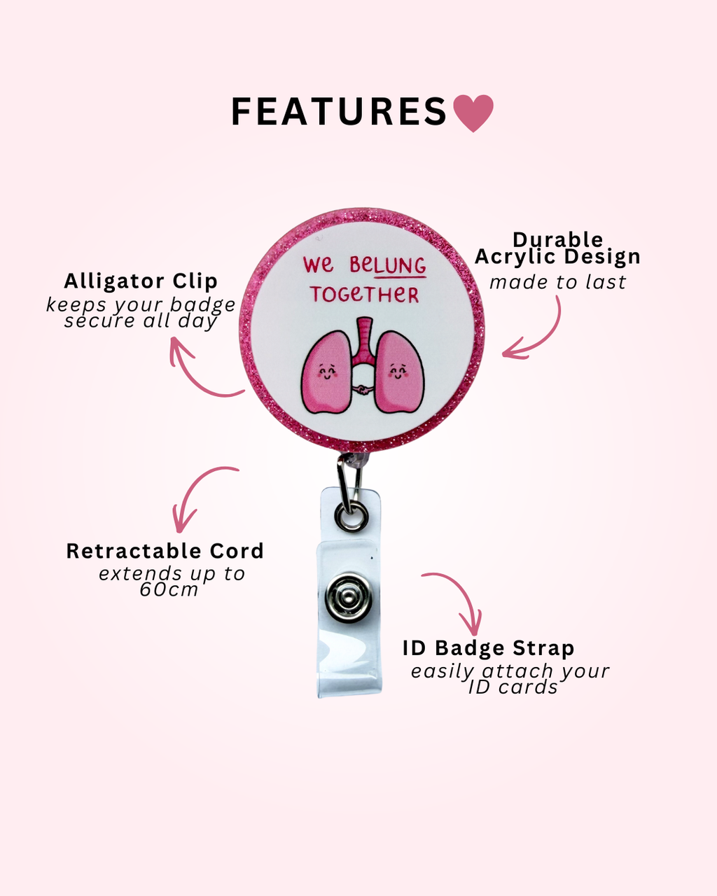 Funny Respiratory Badge Reel