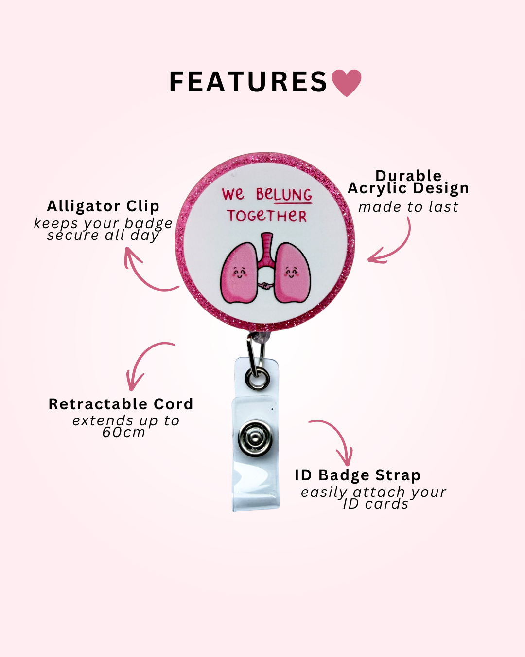 Funny Respiratory Badge Reel