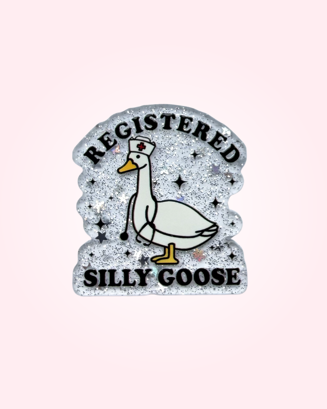 Registered Silly Goose Badge Reel
