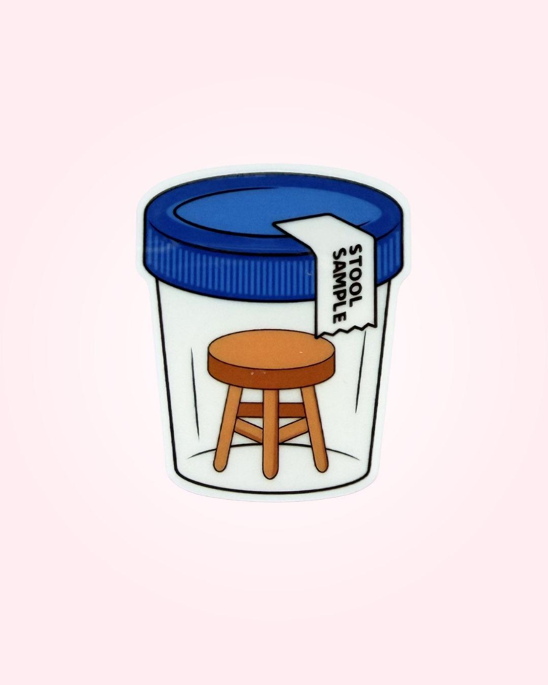 "Stool Sample" Badge Reel