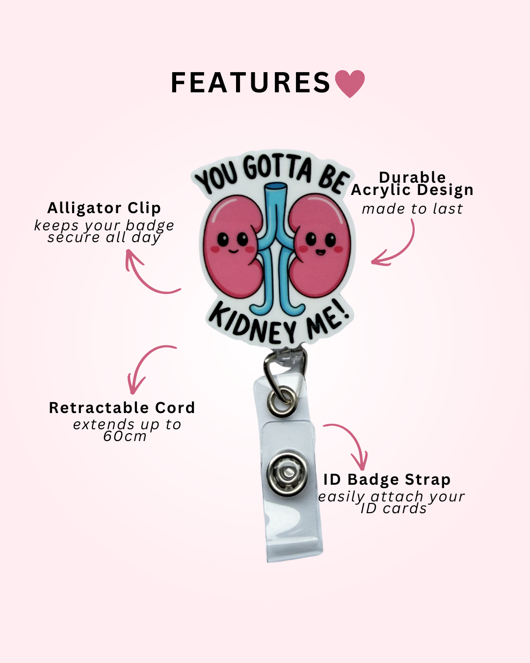 Funny Kidney Badge Reel