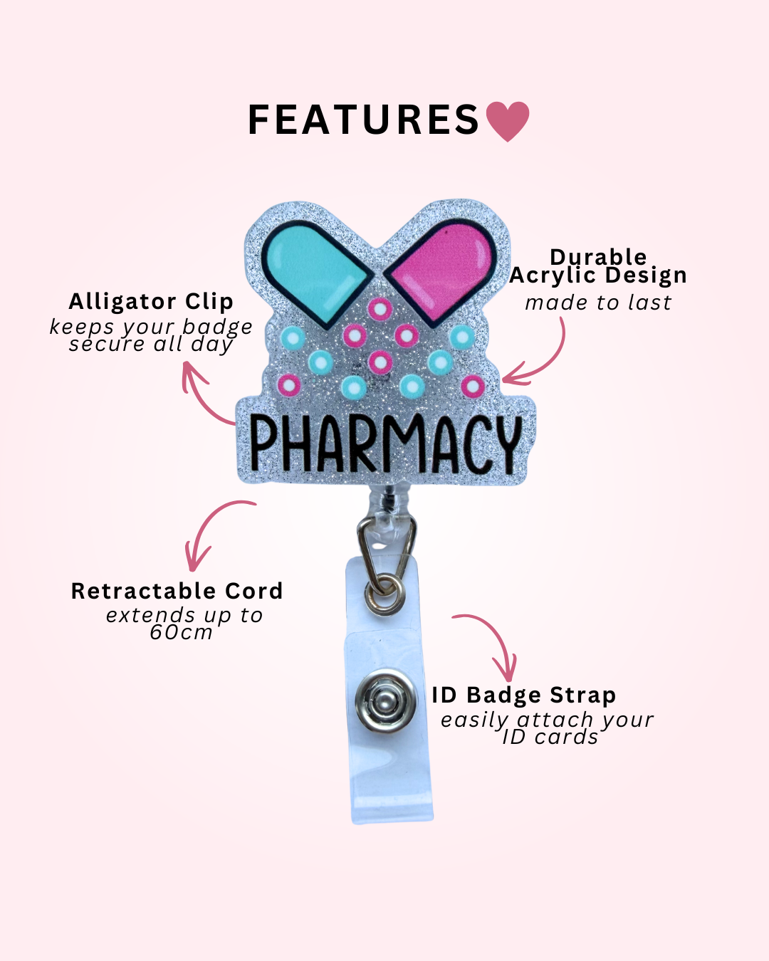 Pharmacist Badge Reel